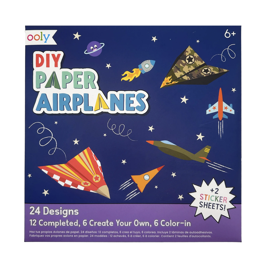 Ooly - DIY Paper Airplanes - Set of 24 Designs