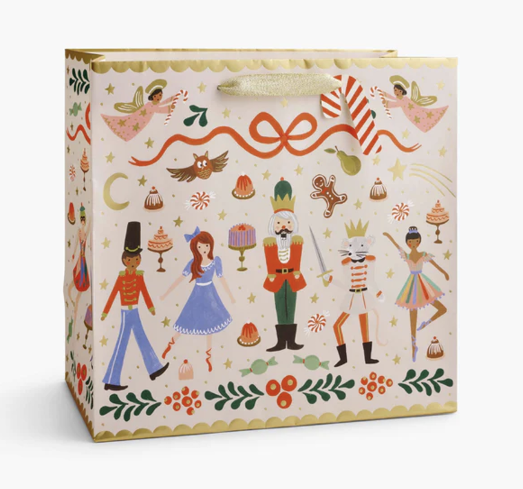 Rifle Paper Co - Nutcracker Sweets Large Gift Bag