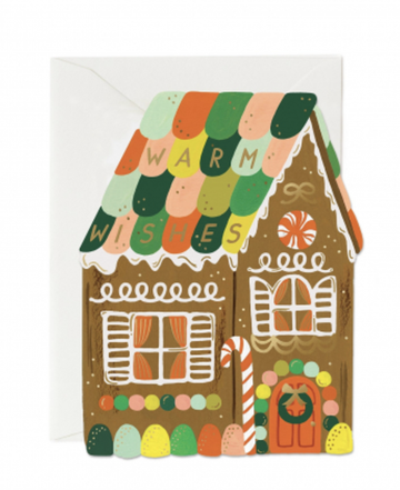 Rifle Paper Co - Gingerbread House Card