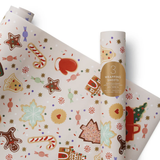Rifle Paper Co - Christmas Cookies Wrapping Sheets - Roll of 3