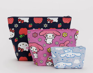 Baggu - Hello Kitty and Friends Go Pouch Set