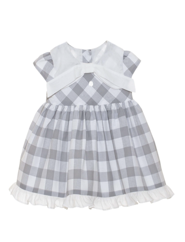 Patachou - Grey Check Woven Dress