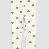 Miles the Label - Pixel Heart Print Leggings - Birch