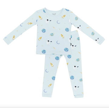 Kyte Baby - Long Sleeve Pajama Set - Ice Space