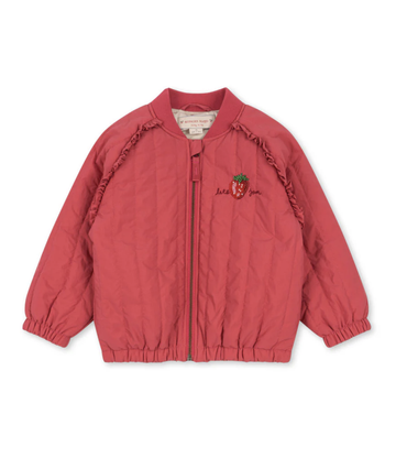 Konges Slojd - Juno Sparkle Bomber Jacket - Raspberry Wine