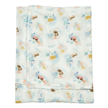 Loulou Lollipop - Muslin Swaddle - Mermaid