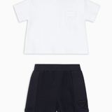 Emporio Armani - T-shirt and Short Set - Eagle Embroidery