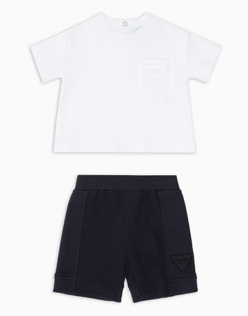 Emporio Armani - T-shirt and Short Set - Eagle Embroidery