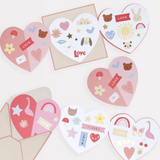 Meri Meri - Heart Concertina Valentine Cards