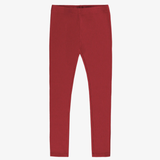 Souris Mini - Ribbed Knit Leggings - Red