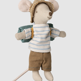 Maileg - Hiker Mouse - Big Brother - Stripes