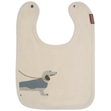 Milkbarn - Applique Linen Bib - Dog