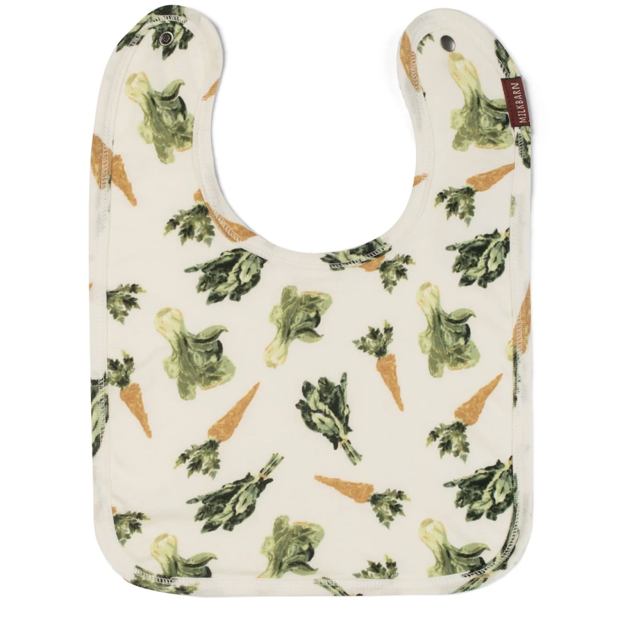 Milkbarn - Organic Traditional Bib - Fresh Veggies