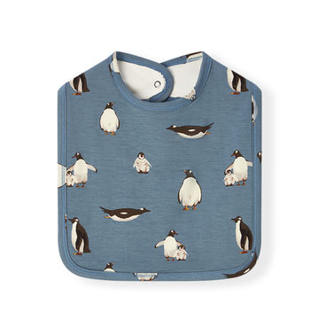 Milkbarn - Luxe Stretch Lil' Bib - Penguin