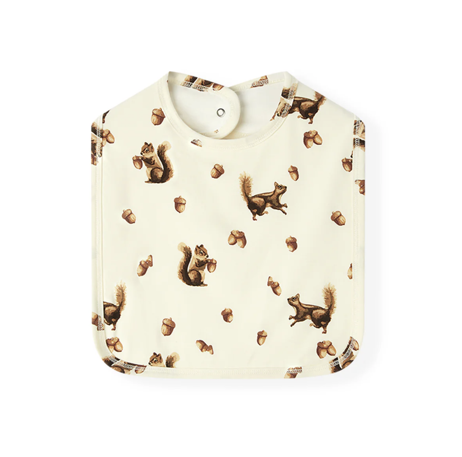 Milkbarn - Luxe Stretch Lil' Bib - Chipmunk