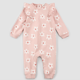 Miles the Label - Pixelated Daisies Zipsuit - Rose