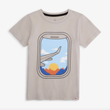 Appaman - Graphic Short Sleeve Tee - Light Grey Window Seat