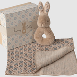 Maileg - Rabbit Rattle Set - Cream Peach