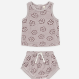 Quincy Mae - Terry Tank & Short Set - Lavender
