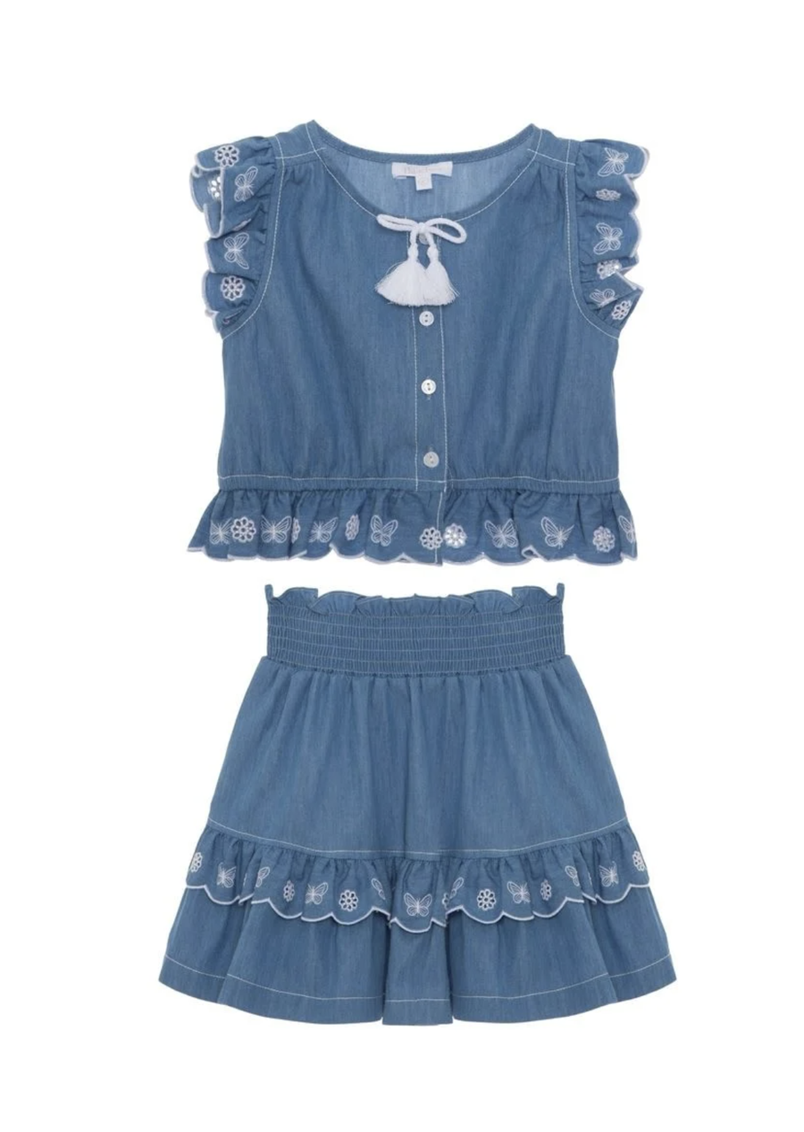 Patachou - Blue Denim Set
