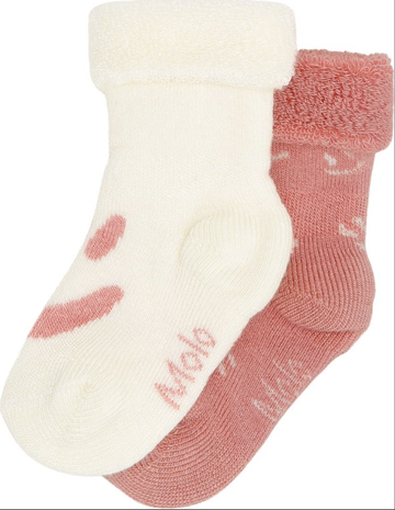 Molo - Nodda Socks - 2 Pack - Rose Cloud
