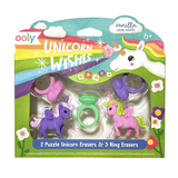 Ooly - Unicorn Wishes: Scented Erasers (Set of 5)