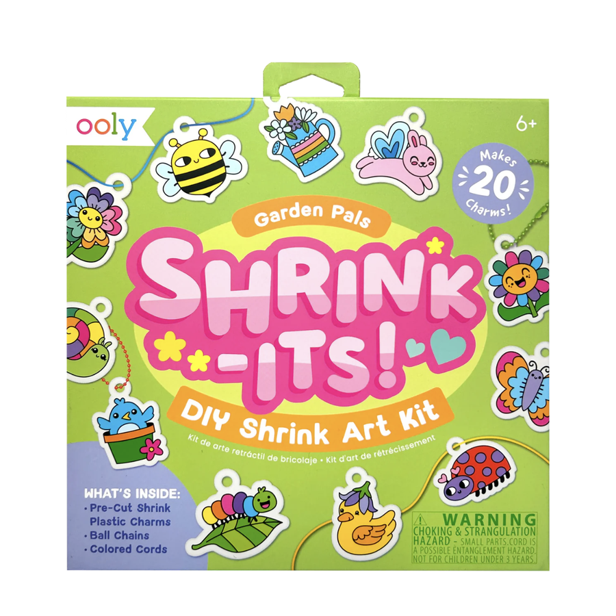 Ooly - Shrink-Its!: D.I.Y. Shrink Art Kit - Garden Pals