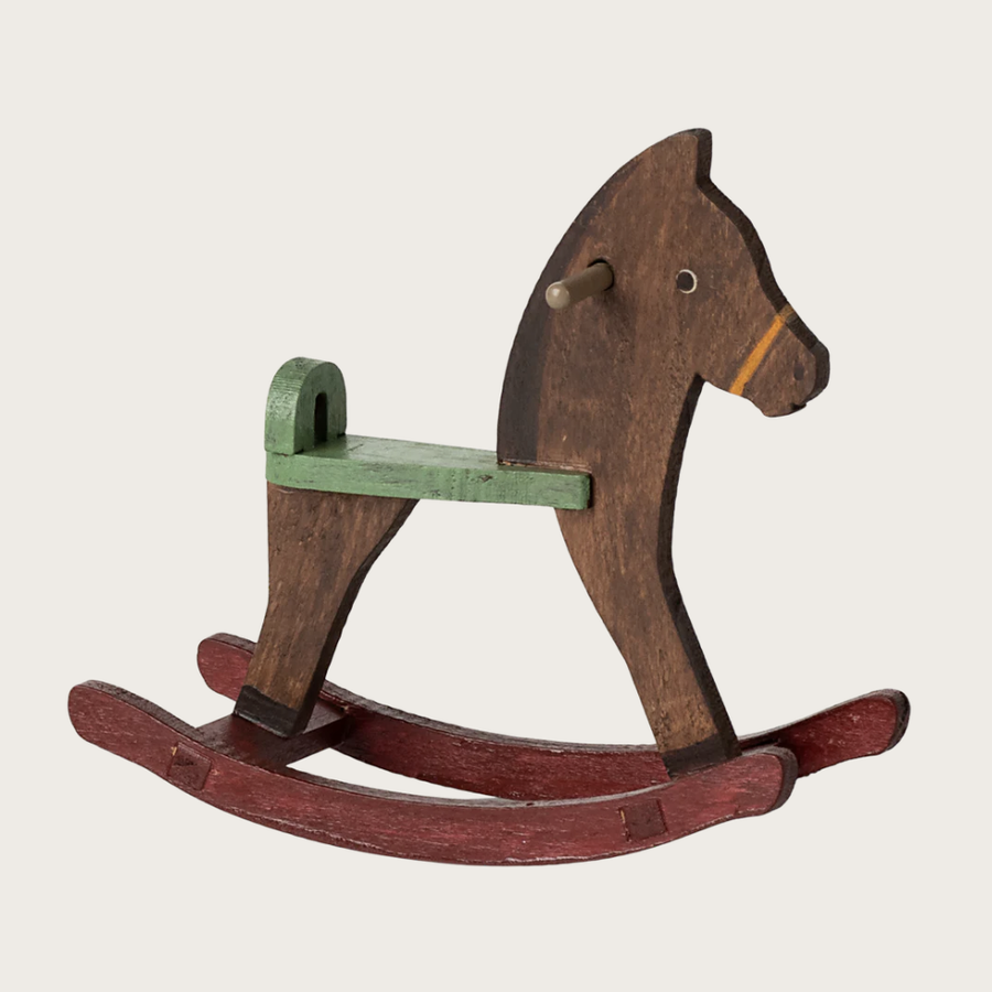 Maileg - Rocking Horse. Mouse
