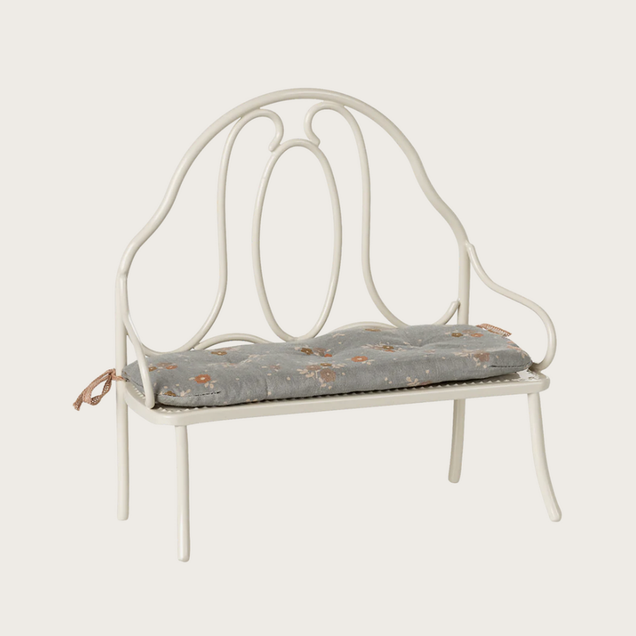 Maileg - Vintage Bench, Miniature - Off White