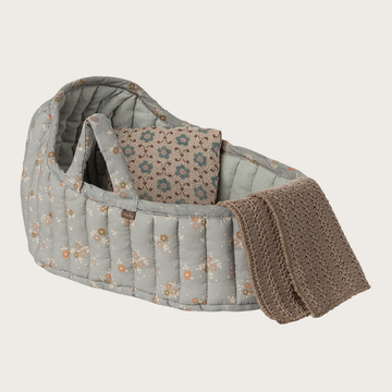 Maileg - Carry Cot, Large - Blue