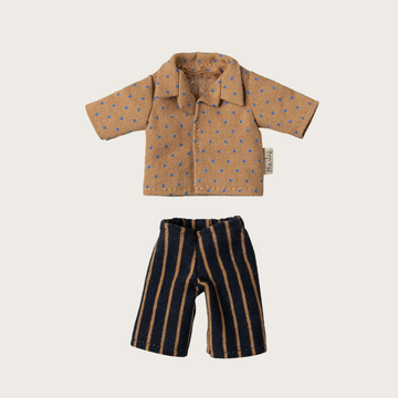 Maileg - Shirt and Striped Pants, Dad Mouse