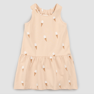 Miles the Label - Sleeveless Knit Dress - Peach Ice Cream