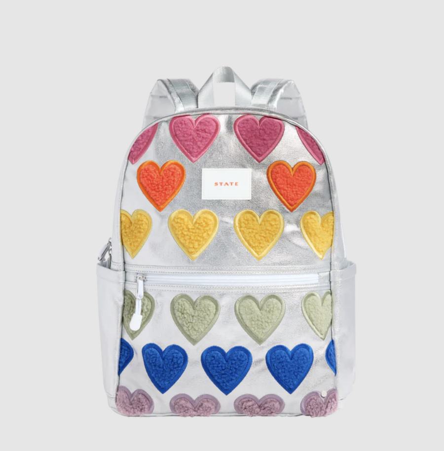 State Backpack - Kane Backpack - Fuzzy Hearts