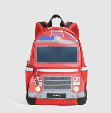 State Bags - Kane Mini Backpack - Firetruck