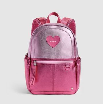 State Bags - Kane Mini Backpack - Pink/Hot Pink Colourblock