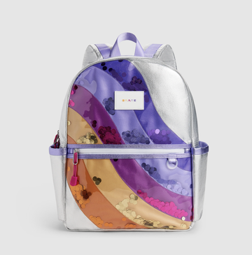 State Bags - Kane Double Pocket Backpack - Sequin Wave