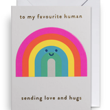 Lagom Design - Card - Rainbow - Favourite Human