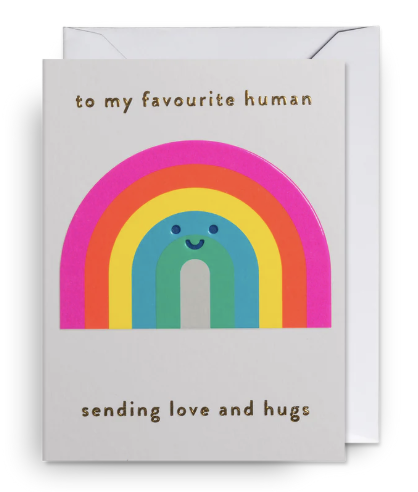 Lagom Design - Card - Rainbow - Favourite Human