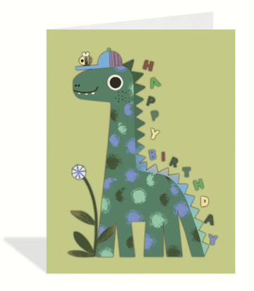 Half Penny - Card - Birthday Dino