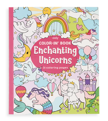 Ooly - Color-In-Book: Enchanting Unicorns (8