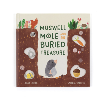 Jellycat - Muswell Mole  and the Buried Treasure Book