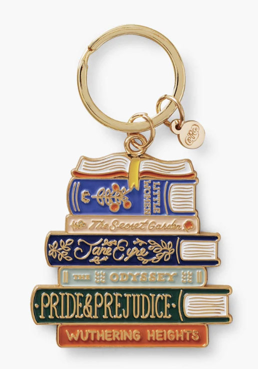 Rifle Paper Co. - Enamel Keychain - Books