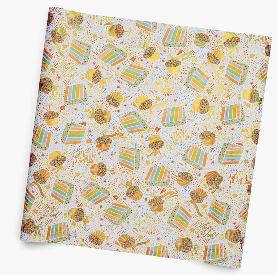 Rifle Paper Co. - Wrapping paper - Birthday Cake