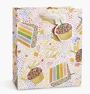 Rifle Paper Co. - Medium Gift Bag - Birthday cake