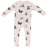 Kyte Baby - Zippered Footie - Blush Butterfly