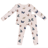 Kyte Baby - Long Sleeve Pajamas - Blush Butterfly