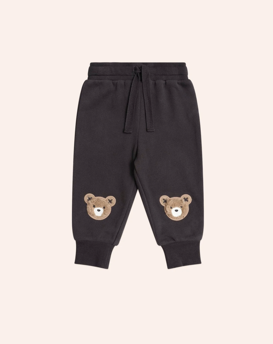 Hux - Furry Huxbear Track Pant - Soft Black