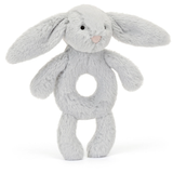 Jellycat - Bashful Silver Bunny Ring Rattle