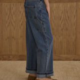 Rylee & Cru - Baggy Wide Leg Pant - Indigo Denim