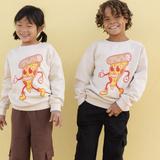 Whistle & Flute - Old Timey Pizza Sweatshirt - Natural